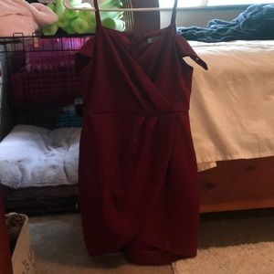 Maroon dress